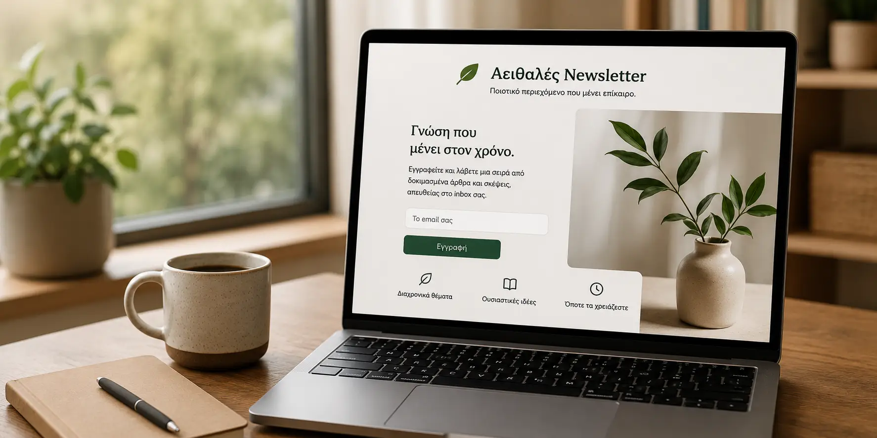 Το “Αειθαλές” Newsletter (Evergreen)