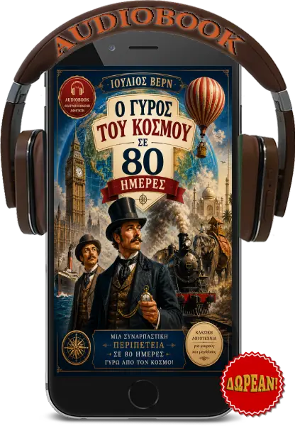 Ο Γύρος του Κόσμου σε 80 Ημέρες Audiobook | Ιούλιος Βερν